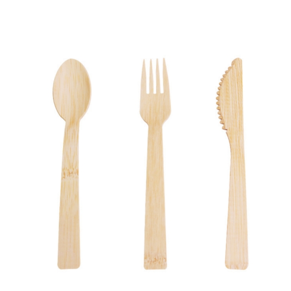eco friendly disposable bamoo cutlery disposable cutlery set
